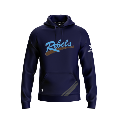 [FOLHSMNV-YXS-LOGO1] Decker Summit Hoodie (Youth XS, Navy, Logo 1)