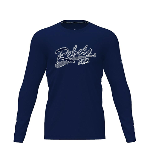 [FTLCDFNV-YXS-LOGO2] Dri Fit Performance T-Shirt (Youth XS, Navy, Logo 2, Long Sleeve)