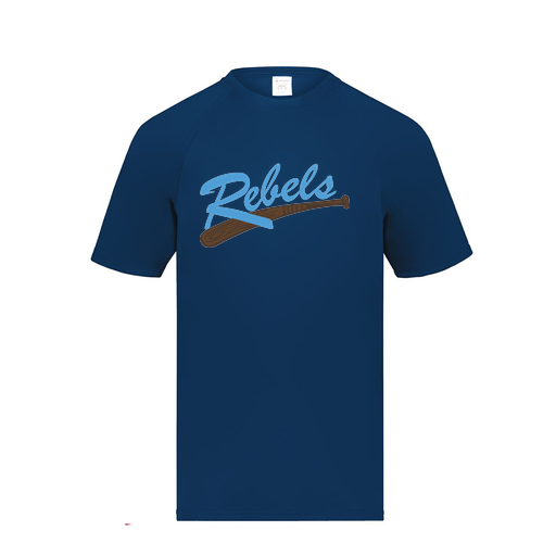 [2790.065.S-LOGO1] Men's Smooth Sport T-Shirt (Adult S, Navy, Logo 1)