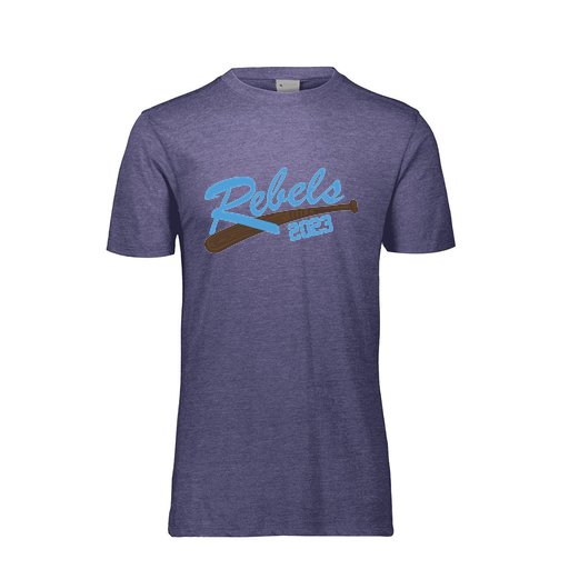 [FTSCUBRY-AS-LOGO2] Decker Men's Tri-Blend T-Shirt - Short Sleeve (Adult S, Royal, Logo 2)
