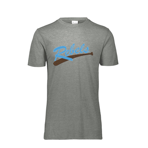 [FTSCUBGY-AS-LOGO1] Decker Men's Tri-Blend T-Shirt - Short Sleeve (Adult S, Gray, Logo 1)