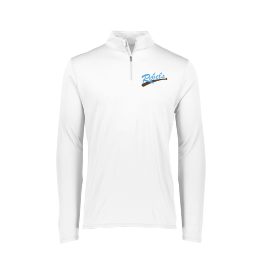 [FTLQFLWH-FAXS-LOGO1] Ladies Flex-Lite 1/4 Zip Shirt (Female Adult XS, White, Logo 1)