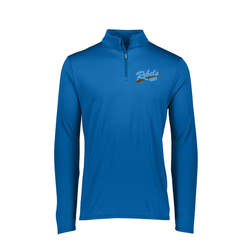 [FTLQFLRY-FAXS-LOGO2] Ladies Flex-Lite 1/4 Zip Shirt (Female Adult XS, Royal, Logo 2)