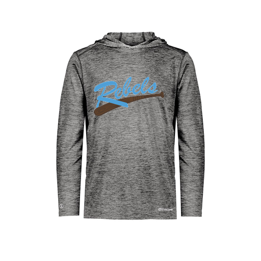 [FOLHCGBK-AS-LOGO1] Men's Charge Hoodie (Adult S, Black, Logo 1)