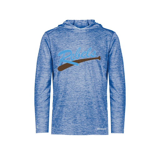[FOLHCGRY-YS-LOGO1] Youth Charge Hoodie (Youth S, Royal, Logo 1)