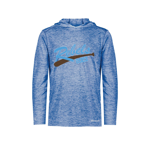 [FOLHCGRY-YS-LOGO2] Decker Youth Charge Hoodie (Youth S, Royal, Logo 2)