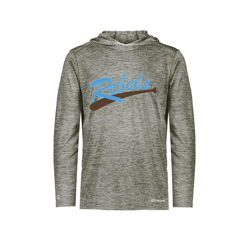 [FOLHCGGY-YS-LOGO1] Decker Youth Charge Hoodie (Youth S, Gray, Logo 1)